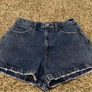Abercrombie & Fitch Dark Blue Jean Shorts